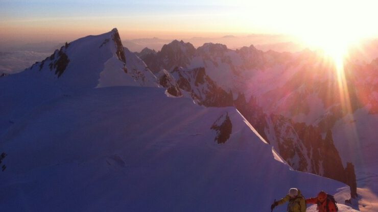 trekking w okolicach Mont Blanc
